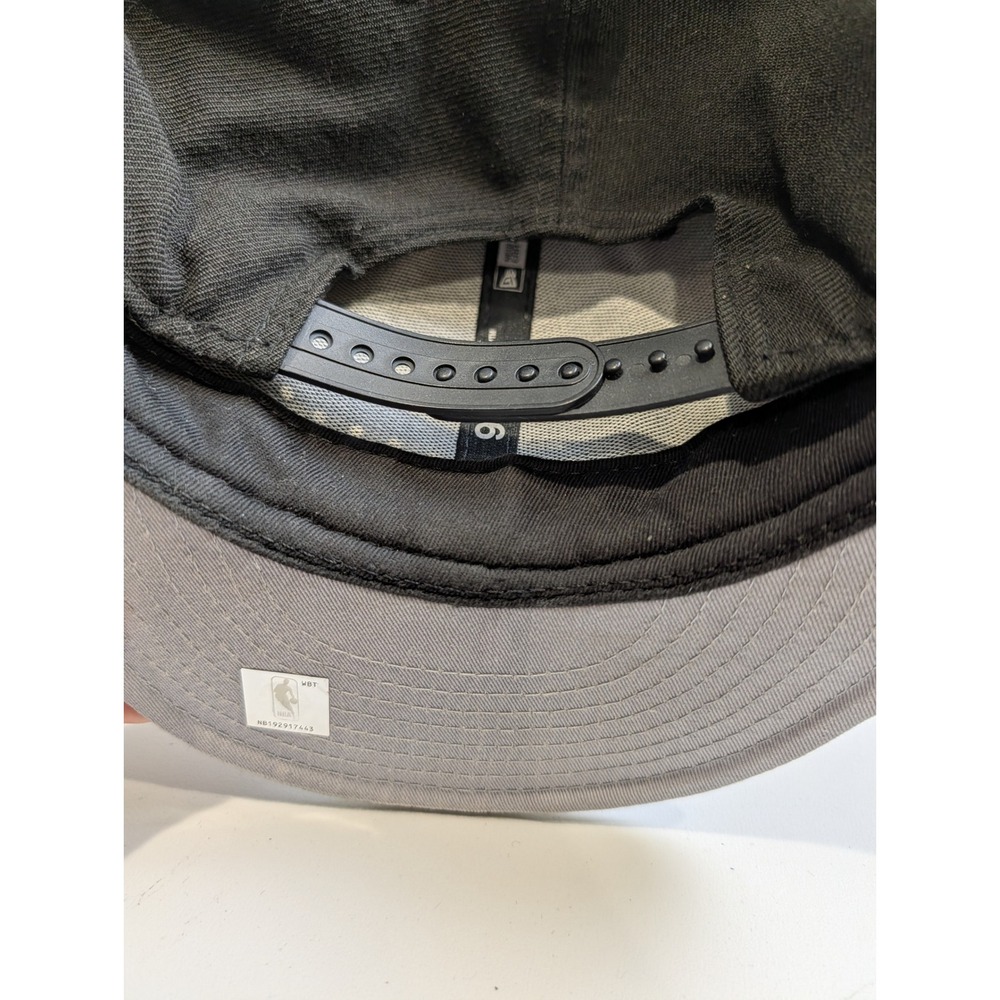 New Era Chicago Bulls Hat Mens OSFA Black Wool Gold 6x Champions 9FIFTY Snapback - Picture 4 of 6
